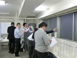 評価テスト風景